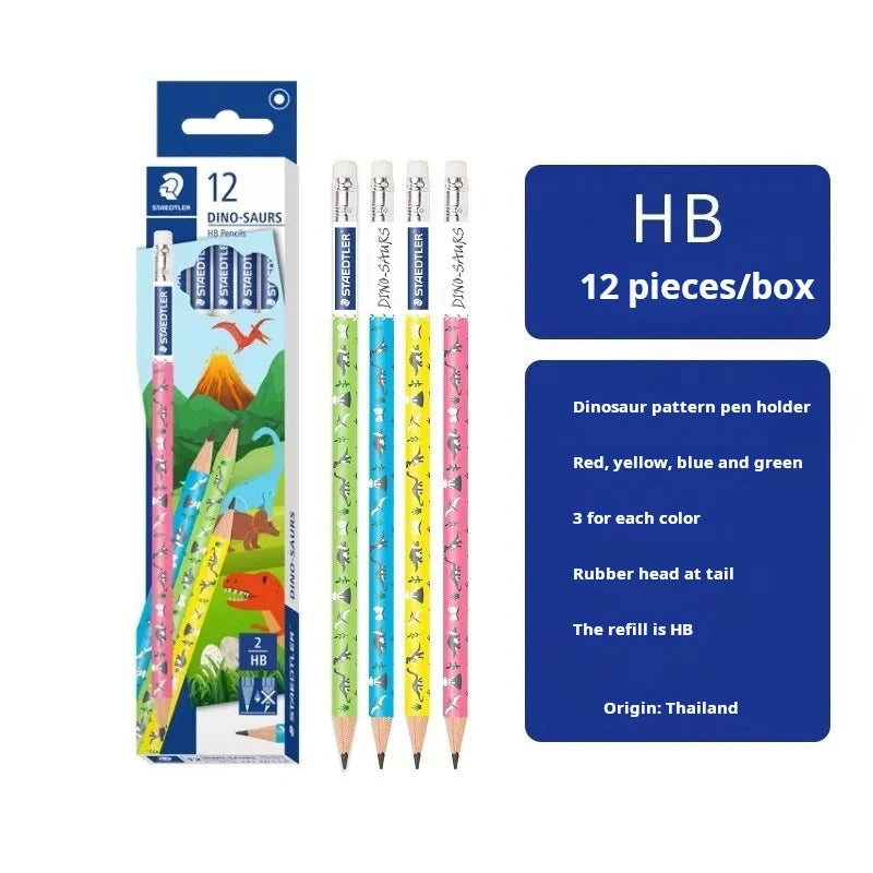 12pcs STAEDTLER Pencil HB/2B School Stationery Office Supplies Drawing Sketch Pencil Student Art Supply
