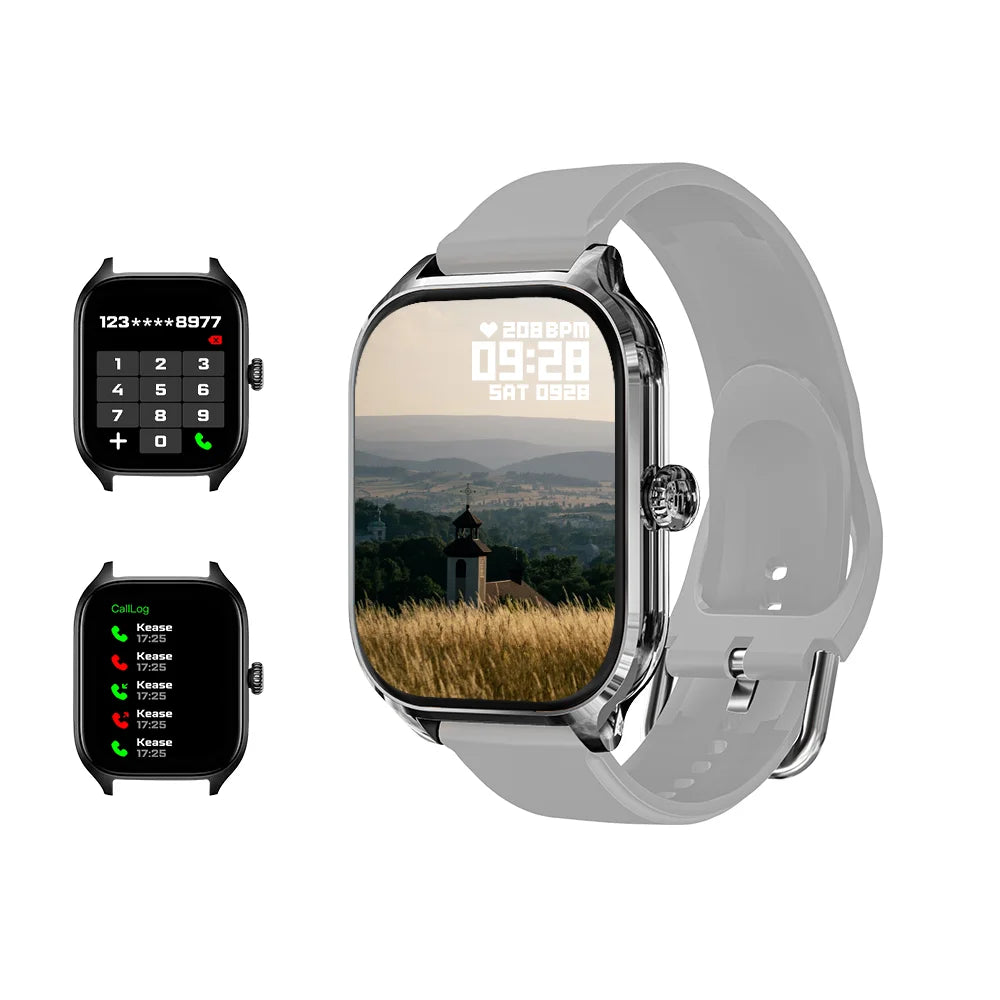 LAXASFIT New H9 Pro Max Smart Watch Dial to Answer Calls Calorie Tracking Heart Rate Oximetry Monitoring Bluetooth Smartwatch