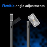 LED Rechargeable Clip-On Book Light 3 Colors 5 Brightness Bed Reading Night Light Eye-Protection Bookmark Lamp Mini Book Lamp