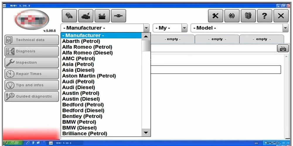 Herramienta de diagnóstico Wow Snooper 2022 2021 Wurth V5.008 R2 Escáner OBD2 para camiones, coches, Bluetooth con keygen vd ds150e Delphis Francia