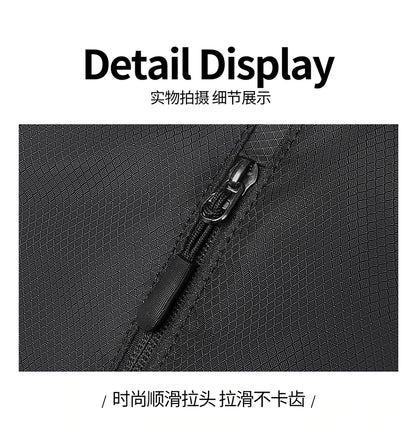 Unisex Foldable Expandable Nylon Backpack Lightweight Casual Large Capacity Multifunctional Outdoor Sports Travel Bag