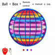 Bola voladora mágica Boomerang Flyorb con luces LED, dron flotante, nuevo orbe, spinner volador, juguetes antiestrés, regalo para niños 