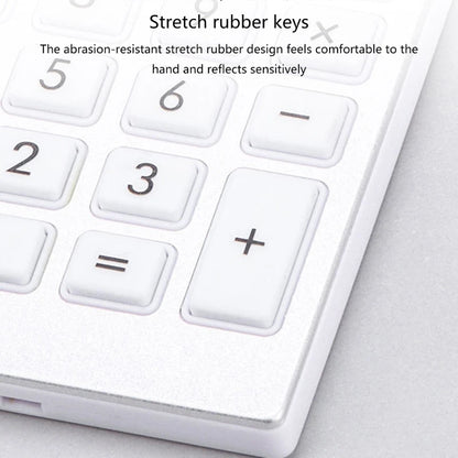 12Digits Calculator Student Calculator Thin and Small Solar Calculators T5EE