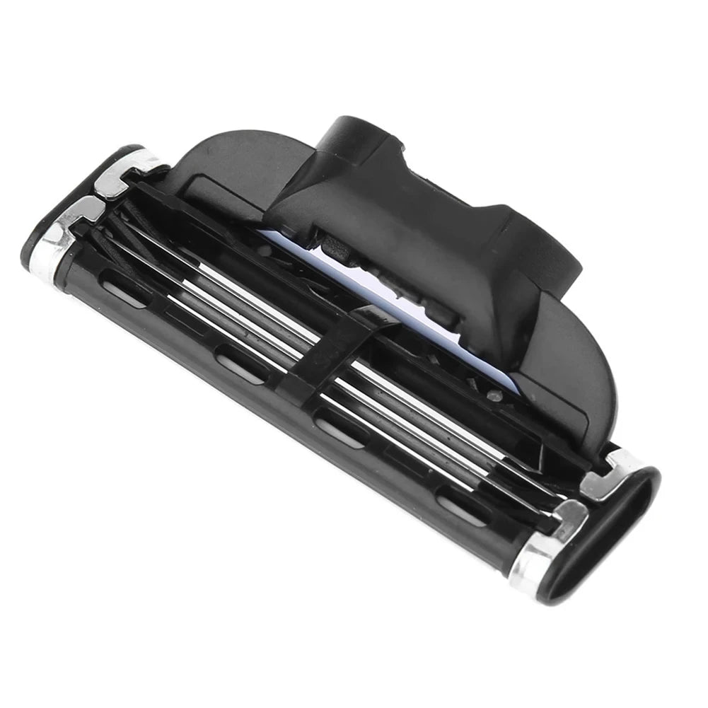 Juego de 8 cuchillas de afeitar para hombre, cuchillas de seguridad, casete de afeitado de 3 capas