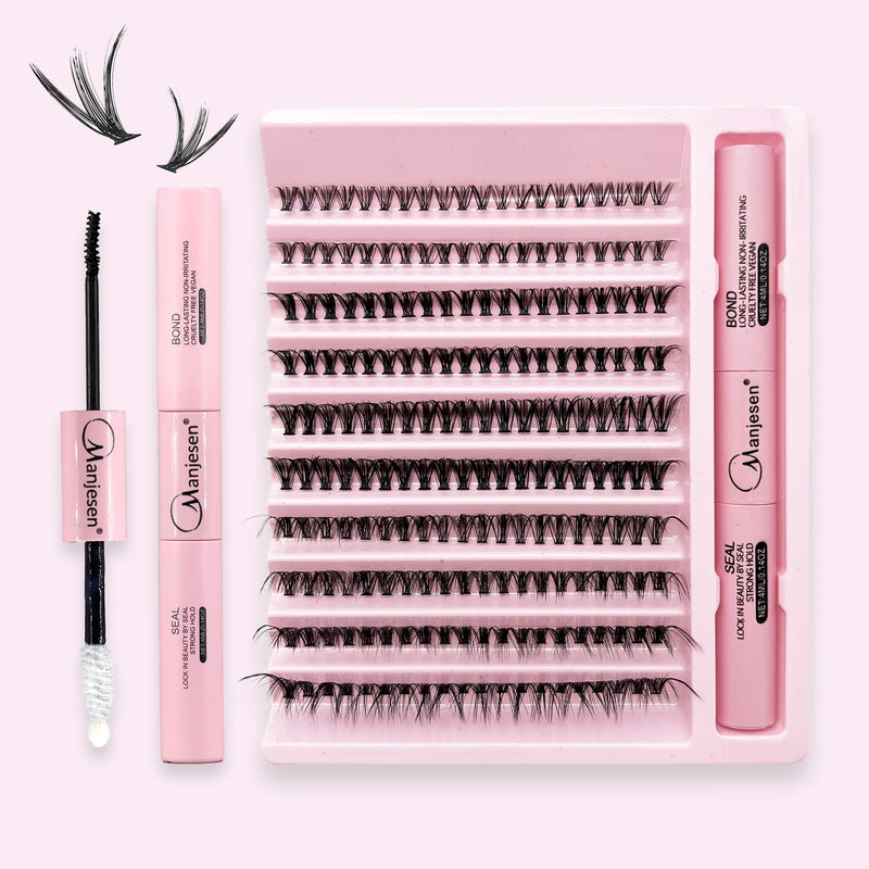 Cílios 200 pçs clusters lash bond & seal ferramentas de maquiagem diy kit de extensão de cílios para colagem cílios colagem cola acessórios