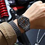 CURREN 8455 Men's Quartz Watch Large Dial Waterproof Stainless Steel Strap Casual Business Elegant Watches for Men Reloj Hombre