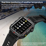 LAXASFIT Smart Sports Watch LED Flashlight Music Player Fitness Tracking Bluetooth Calling Sleep Monitoring 2025 New Smart Watch