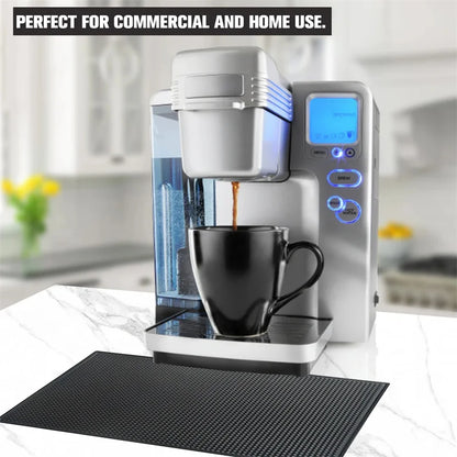 PVC Bar Mat Anti-slip Cafe Bar Mats Home Cup Mat Waterproof Heat Resistant Durable Drain Bar Service Spill Mat for Home Bar Cafe