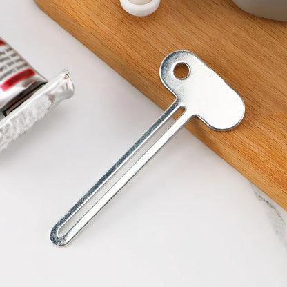Stainless Steel Toothpaste Squeezer Tool Hair Oil Paint Squeezer Rotate Dispenser for Ointments Cosmetics Bathroom Accessories