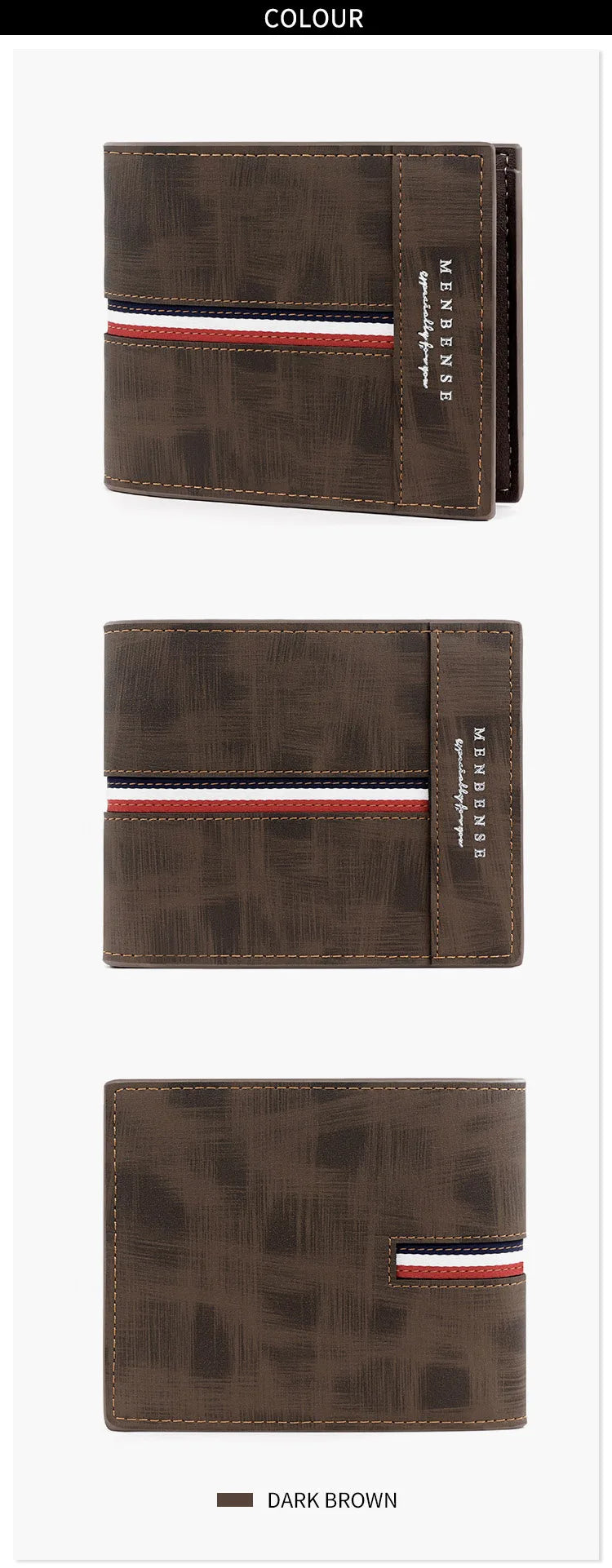 2023 New Short Men Wallets Slim Card Holder Male Purses Luxury PU Leather Coin Pocket High Quality Small Men's Wallet