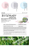 Rosemary shampoo soap without silicone oil plant shampoo soap cleanses the scalp nourishes hair controls oil
