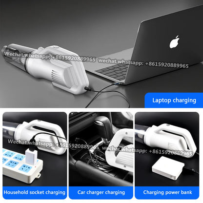 Car Vacuum Cleaners Mini Portable Wireless Sofa Vacuum Cleaner 12000pa 6000mah Cordless Cleaner With USB Charger