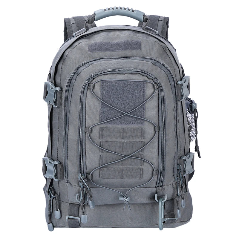65L Outdoor Tactical Backpack Men's Outdoor Hiking Bag Large Capacity Military Army Bags Travelling Camping Rucksack
