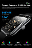 New For OPPO Ultra Thin Smart Watch Men Woman 1.96" HD AMOLED 70+Sports Mode Health Monitor Bluetooth Call Waterproof Smartwatch
