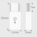 1PCS/5PCS Micro USB Female To Type C Male Adapter Mobile  Phone  Android Converter Micro-B To USB-C Data Cable Connector