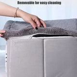 Indoor Warm Dog House Soft Pet Bed Tent House Dog Kennel Cat Bed Removable and Washable Cushion Suitable for All Seasons Universal
