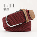 Stretch Woven Belt Unisex Canvas Belts Fashion Casual Student Belt Women Cinturon Male Waistband 105cm
