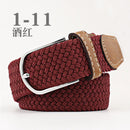 Stretch Woven Belt Unisex Canvas Belts Fashion Casual Student Belt Women Cinturon Male Waistband 105cm