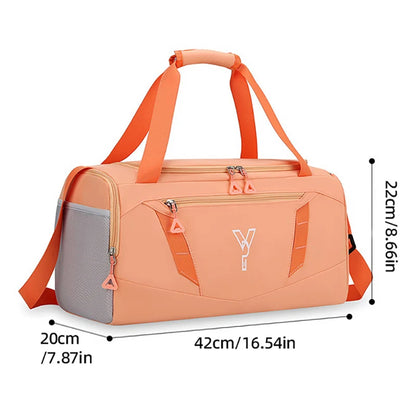 Woman Sports Gym Handbag Waterproof Fitness Training Bag Dry Wet Swimming Tote With Shoes Pocket Travel Luggage Shoulder Bags