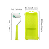 Small Paint Roller Set Mini Roller Edger Brush For Wall Painting With Paint Tray Interior Paint Brushes Painting Tools For Room
