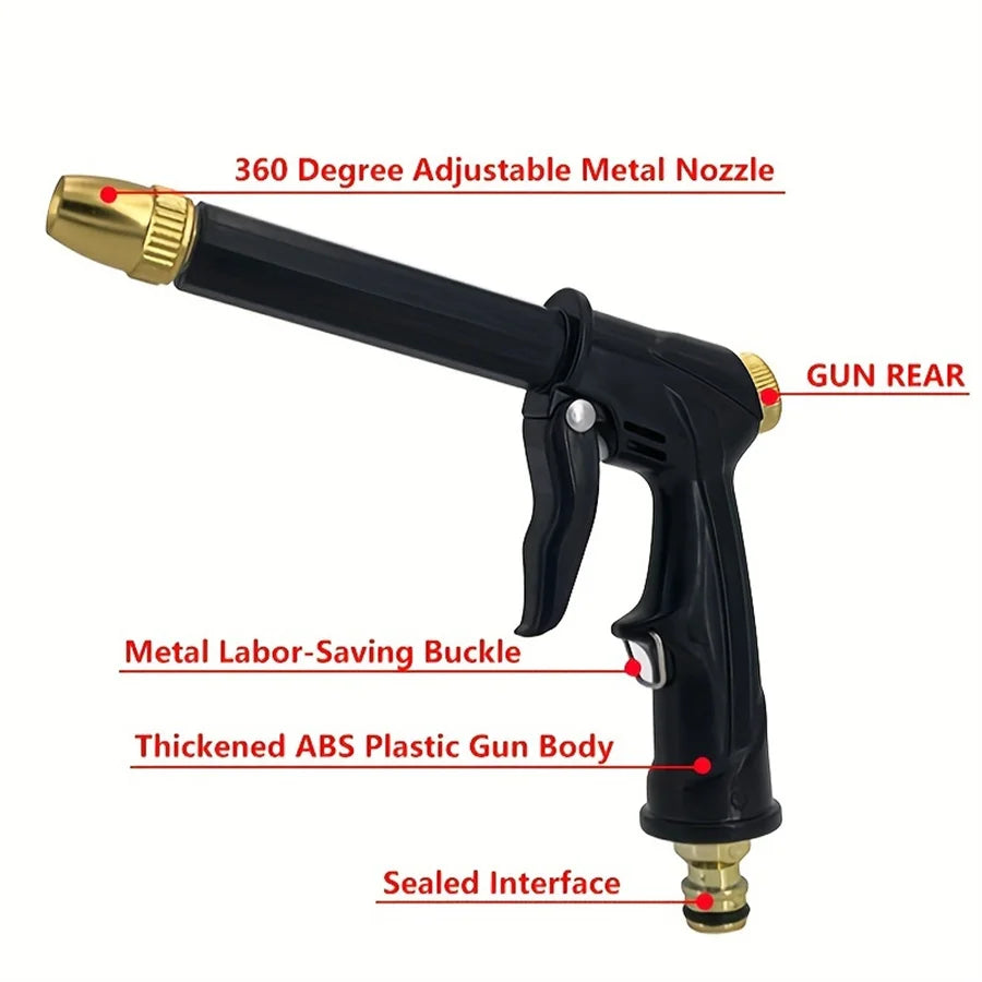 New Expandable Magic Hose High Pressure Car Wash Hose With Spray Gun Set Outdoor Watering Irrigation Tool Garden Hose