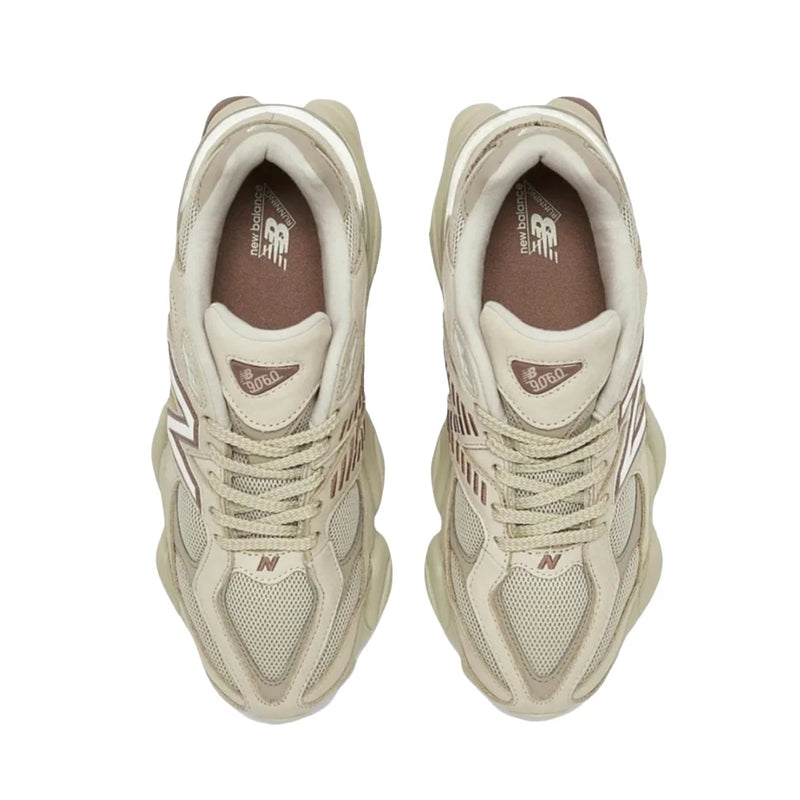 NewBalance NB 9060 Men's and Women's Casual Shoes Fashion Breathable Walking Mesh Flat Shoes Sneakers White Female Footwear