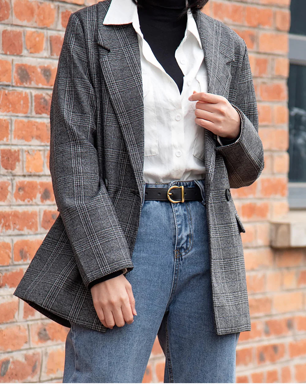 Women's Fashion Pin Buckle Thin Belt Genuine Luxury Soft Belt for Women with Cargo Pants Jeans Windproof PU Leather Belt