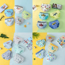 5-Piece Boy's Cotton Briefs Fashion Cool Spider-Man Print Pattern Children's Triangle Underwear Washable Breathable Boys Panties