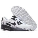 Nike AIR MAX 90 Classic - Zapatillas deportivas para hombre y mujer, color blanco, negro, azul y rojo, cómodas, para exteriores, talla 36-46