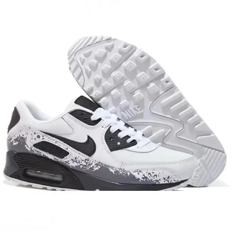 Nike AIR MAX 90 Classic - Zapatillas deportivas para hombre y mujer, color blanco, negro, azul y rojo, cómodas, para exteriores, talla 36-46