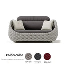 Outdoor Seat Outdoor Rattan Sofa Courtyard Combination Double Chair Leisure Terrace Villa Living Room Balcony Furniture Home