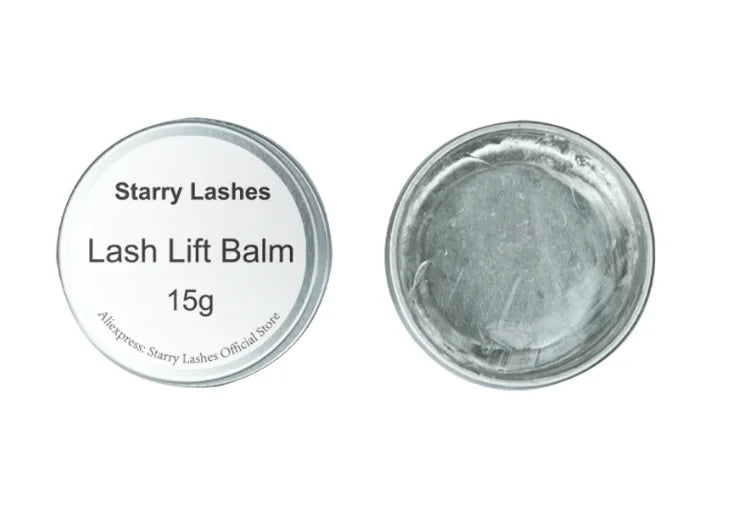Starrylashes 15g coreia lash lifting bálsamo cera extensão de cílios não forte fixador vegano bálsamo lash levantamento cola ferramentas