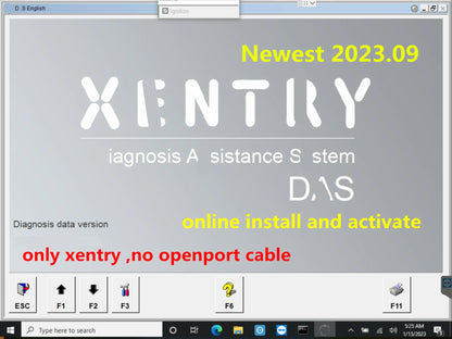 Newest Xentry 2023.09 Diagnostic Software Remote Install with Tactrix Openport 2.0 ECU Chip Tuning Tool OBD 2 OBD2 Scanner Tool