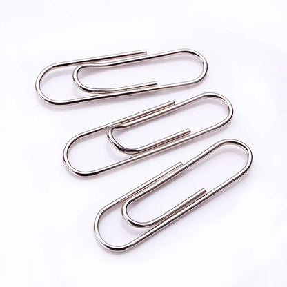 50/100/200PCS Metal Paper Clips Binding Clip Home Office Storage Supplies Anti Lost Mini Bookmark Planner Marking Paperclips