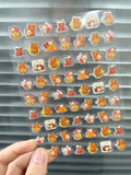Pvc Super Mini Cartoon Game Patterns Sticker Kawaii Sanrio Kitty Self-adhesive Sticker Waterproof Luggage Tags Nail Stickers