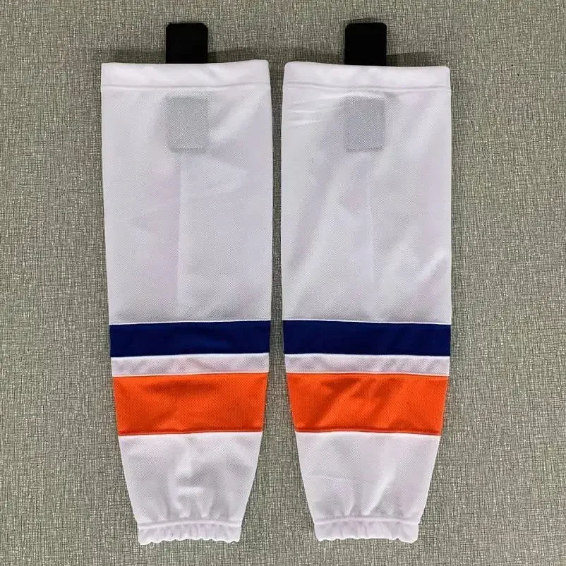 1 Pair Multiple Colors Knit Ice Hockey Socks 100% Polyester Team Training Socks Practice Socks Hockey Equipment Sports Sock