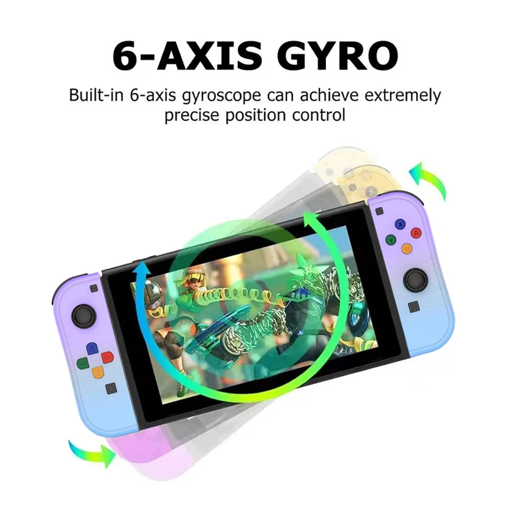 Joycons Gamepad for Nintendo Switch/OLED/Lite Controller Bluetooth Wireless Joystick with Vibration Turbo Wake Up Function
