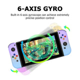 Joycons Gamepad for Nintendo Switch/OLED/Lite Controller Bluetooth Wireless Joystick with Vibration Turbo Wake Up Function
