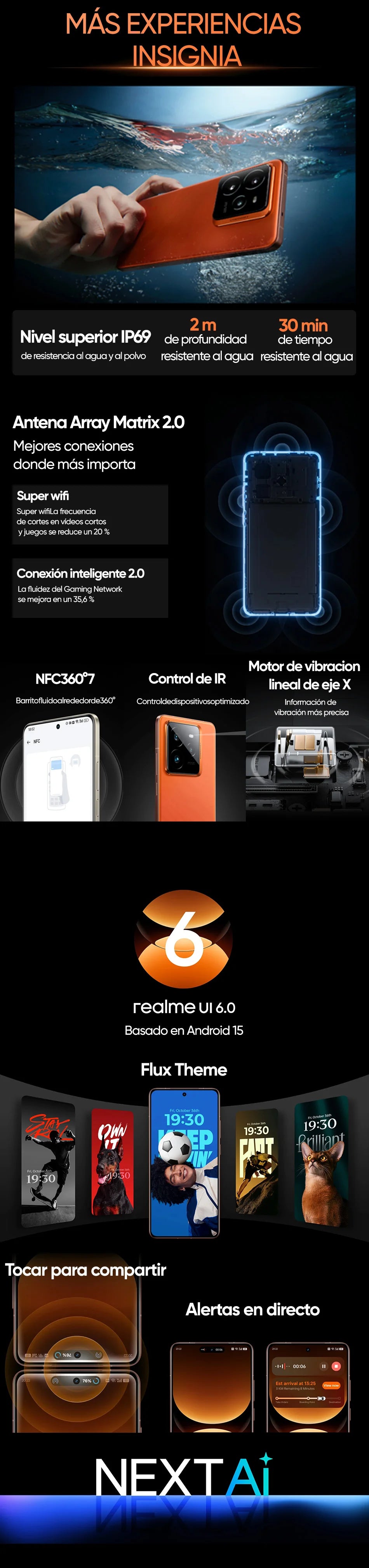 realme GT 7 Pro Smartphone 5G Global Version Snapdragon 8 Elite 6.78'' 120Hz Eco OLED Screen 120W SUPERVOOC 50MP Camera NFC GPS