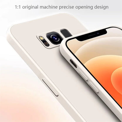 Liquid Silicone Phone Case for Samsung Galaxy S8 S9 S10 Plus Soft Camera Protective Shockproof Back Cover Samsung 8Plus