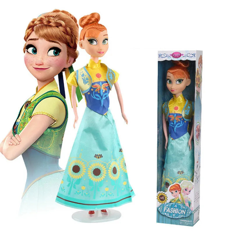8 Styles Disney Frozen 2 Doll Girls Toys Princess Anna And Elsa Figure Dolls Movable Joints Children Christmas Gift 30cm