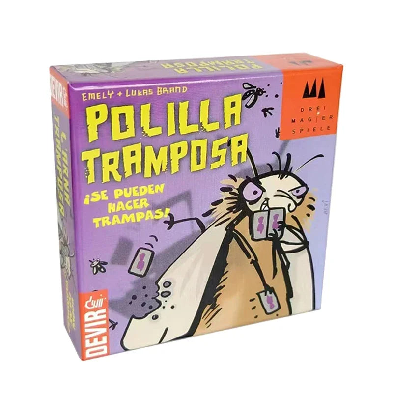 Tácticas de trampa de polilla desatadas: Juego de mesa Polilla Tramposa: un juego de cartas familiar con Kaker Laken Poker