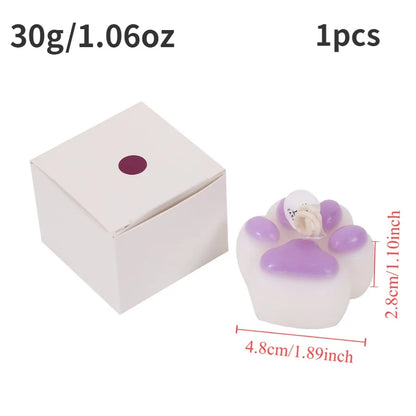 1pc/4pc Cat Paw Design Scented Candle ,For Birthday, Valentine's Day, Diy Home Decoration, party decoration, wedding souvenirs