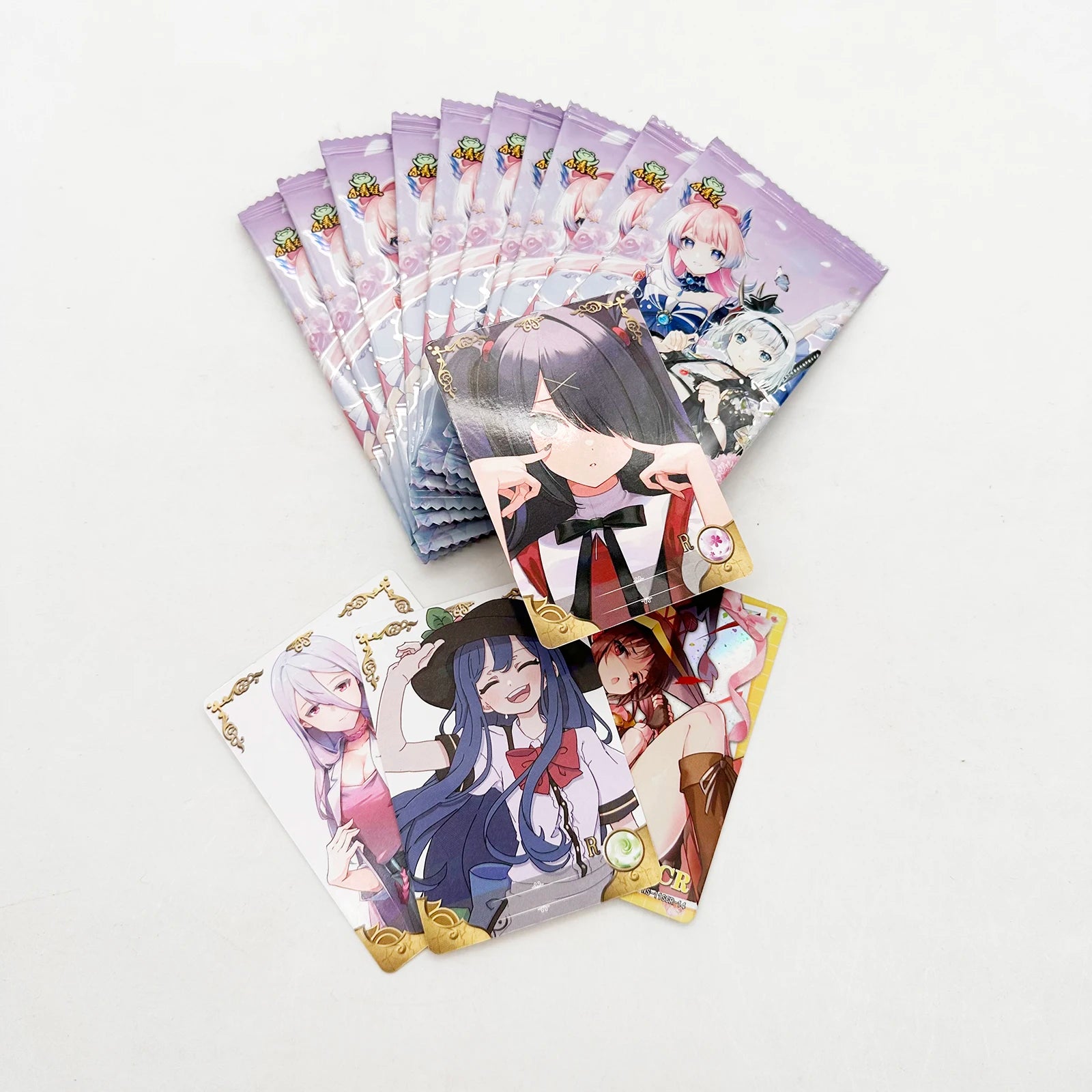 150 piezas 30 paquetes de tarjetas de colección de anime Goddess Story Wind and Snow Moon Flowers, regalo de cumpleaños, hermosa y bonita tarjeta
