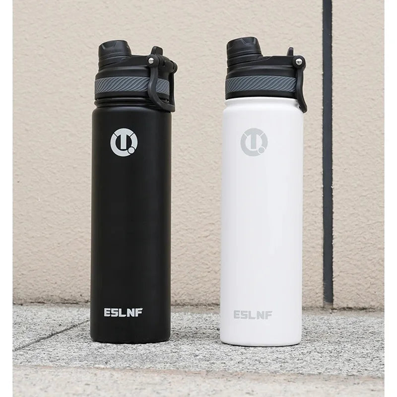 Cycling Thermal Water Bottle 0.65L Large Capacity Insulated Kettle Heat Storage Water Cup Sports MTB Cycling Accessories