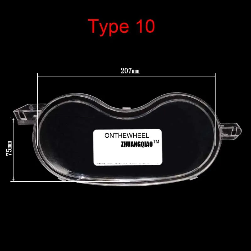 Motorcycle Motocross Moped Speedometer Tachometer Dashboard Instrument Glass Plastic Lens Cover For Scooter ATV E-Scooter