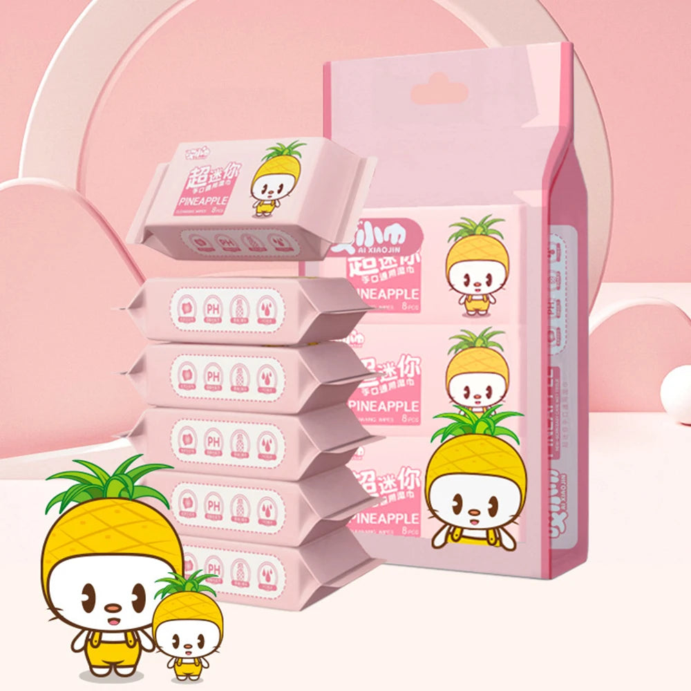 New Soft Baby Wet Wipes Hand Mouth Cleaning Large Pack Baby Gentle Wipes High Quality Disposable Freshing Cleaning Wipes Babies
