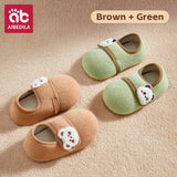 AIBEDILA Toddler Walking Shoes Warm Soft Baby Booties Infant Boys Girls Non-slip Floor Socks Baby Velcro Shoes Winter 0-4T