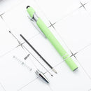 50pcs Light Metal Ballpoint Pen Touch Screen Pen Office School Advertising Pen Custom Logo Text Engraving Laser Engraving