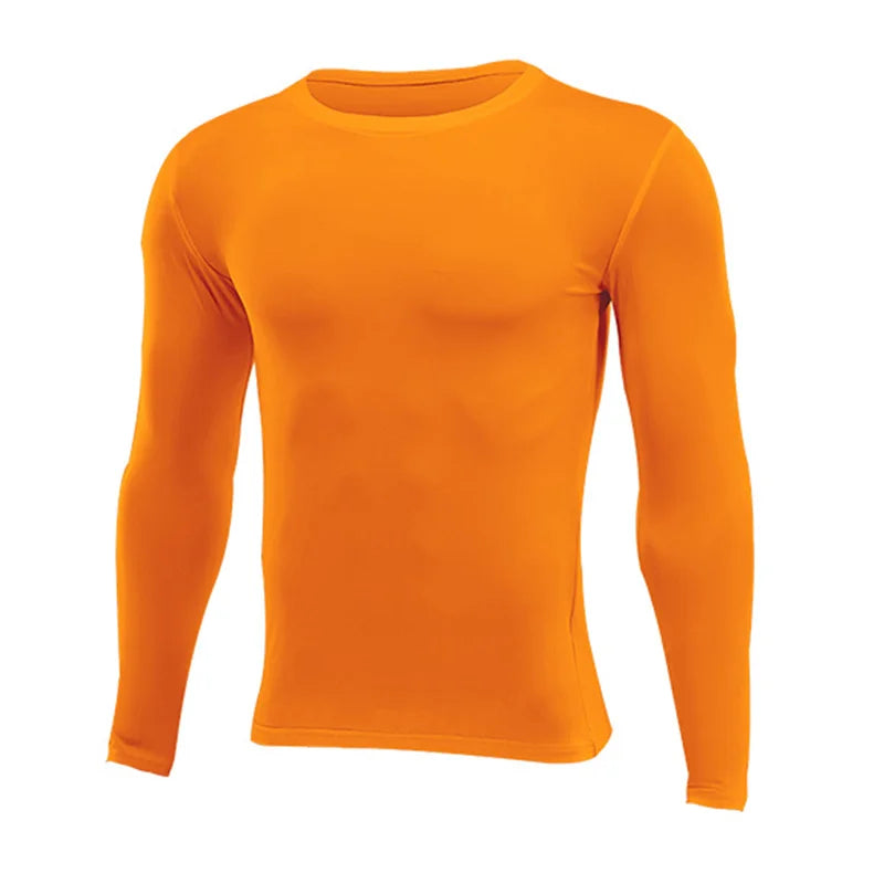 Men Women Kids Children Boy Girl Compression Running Long T Shirt Fitness Sport Basketball Football Gym Sportswear Clothes 8659